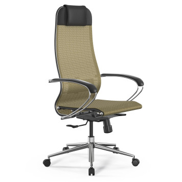 Кресло Метта ErgoLife Set-4/131/Synchro 052 золотой ротанг