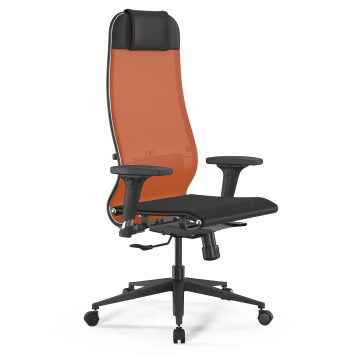 Кресло Метта ErgoLife Set-4/200/Synchro 002 оранжевый/черный