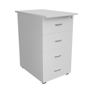 Тумба приставная с замком ТФ222 серый