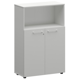 Шкаф средний с нишей СМШ38.28F белый бриллиант